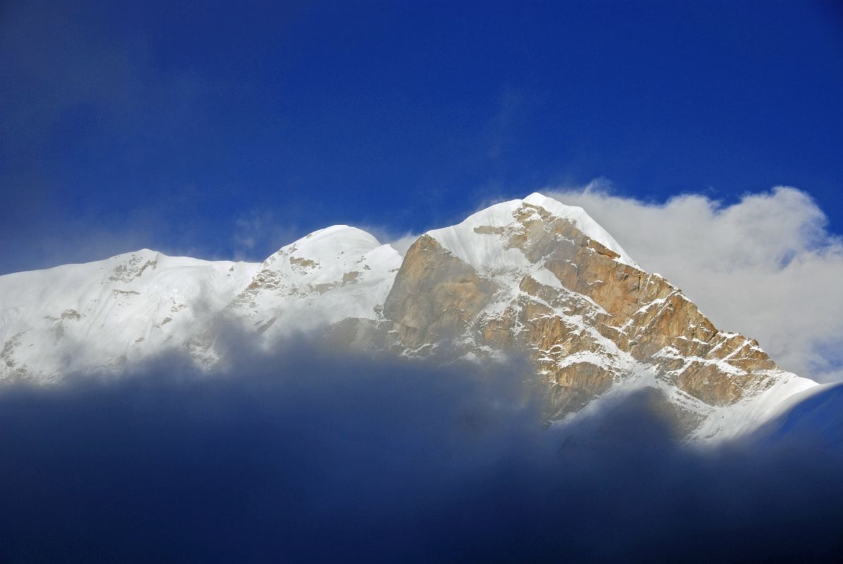 7 14 Peak 3 Sherson Close Up Late Afternoon From Makalu Base Camp South